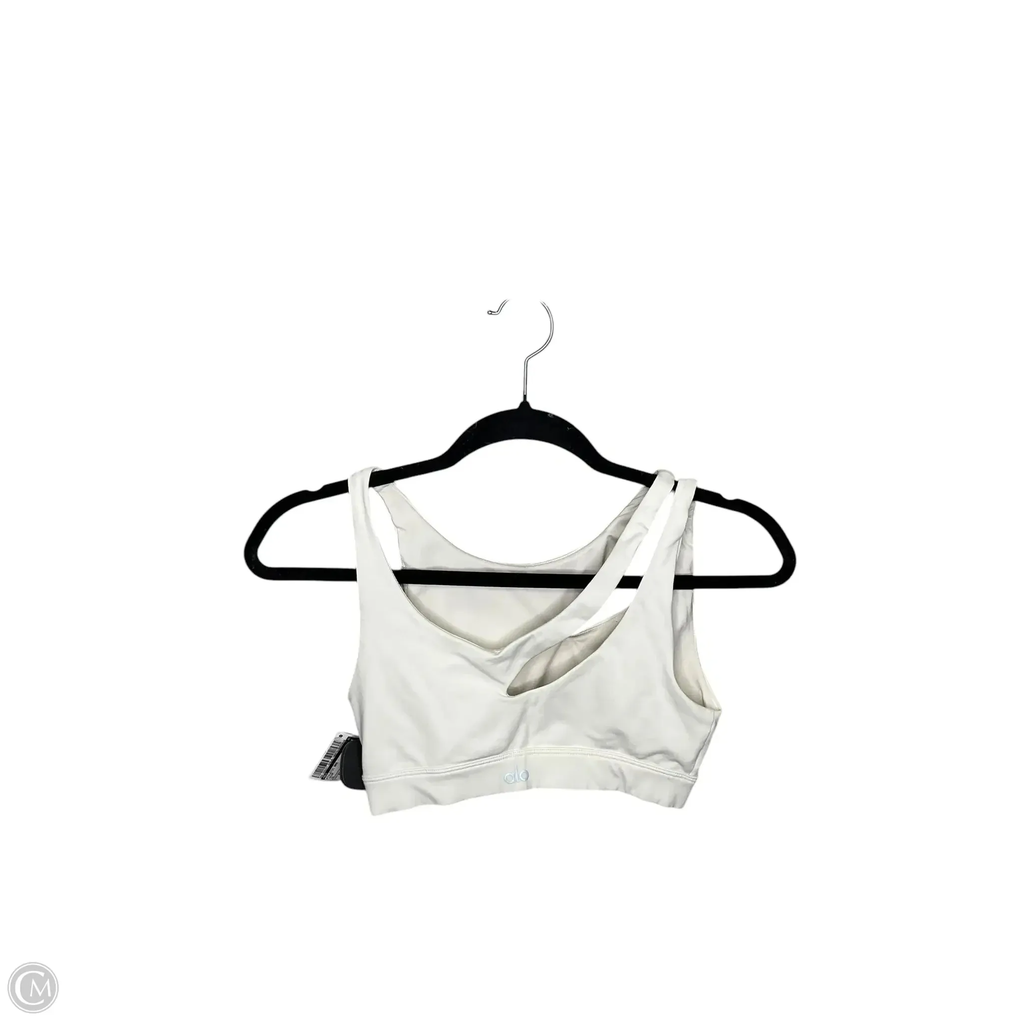 Athletic Bra By Alo In Cream, Size: Xs