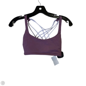 Athletic Bra By Lululemon In Purple, Size: 4