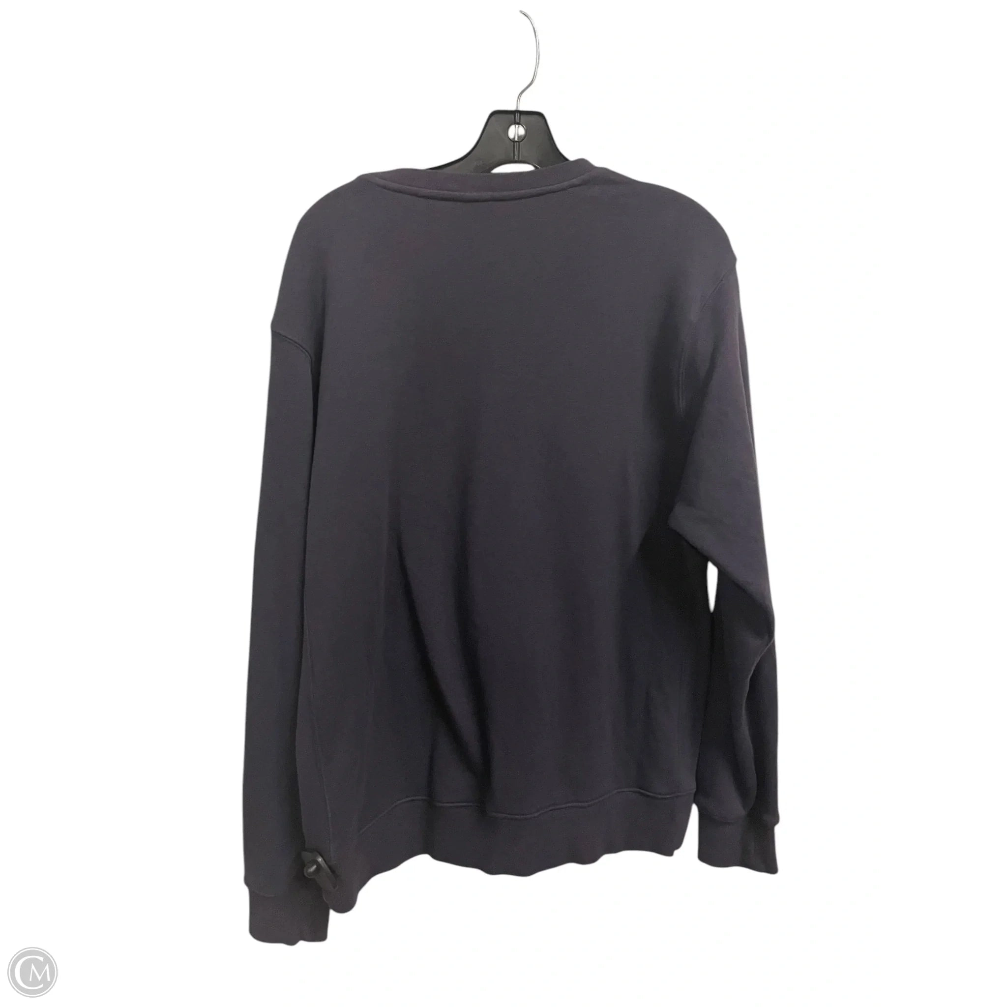 Athletic Sweatshirt Crewneck By Nike In Blue, Size: M