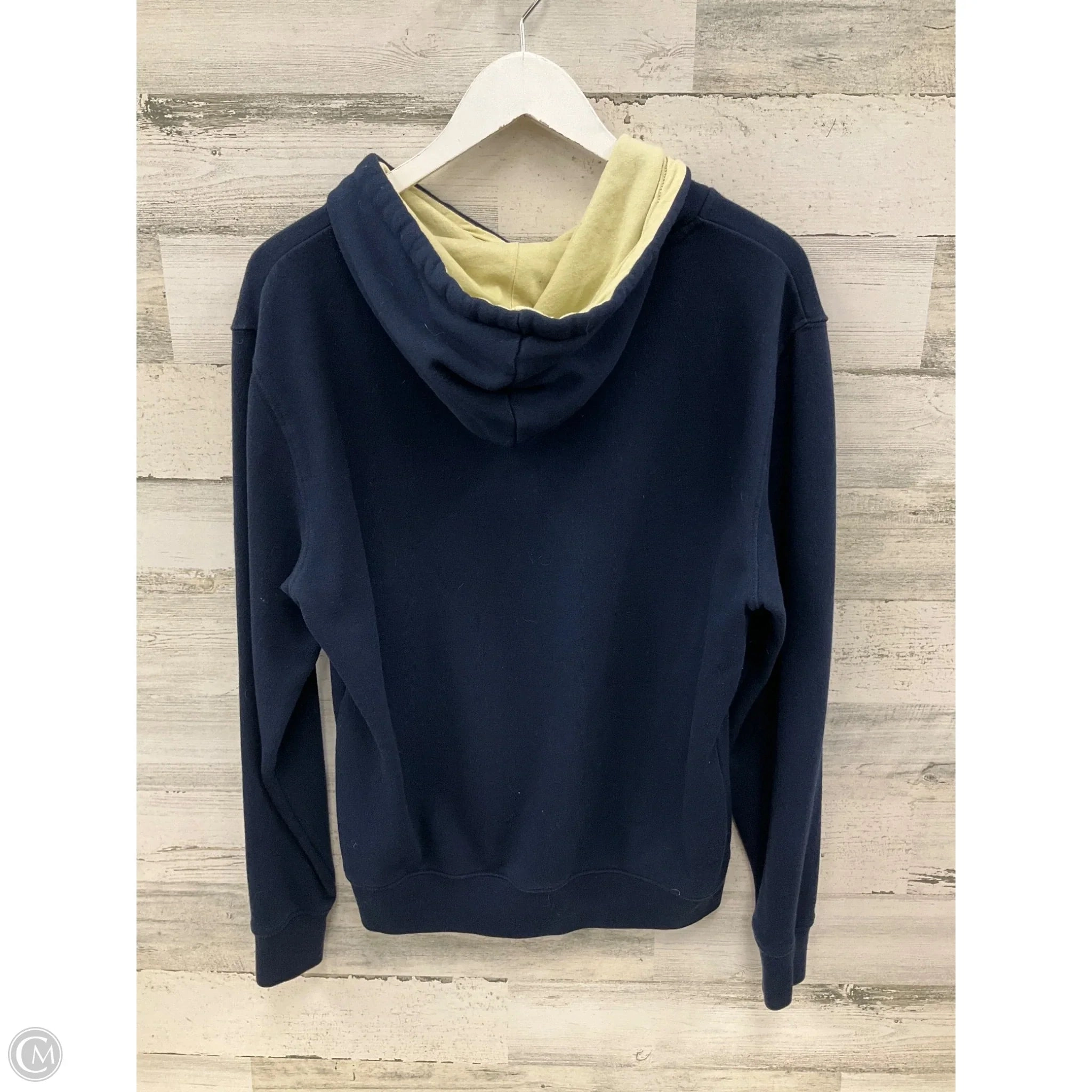 Athletic Sweatshirt Hoodie By Clothes Mentor In Navy, Size: S