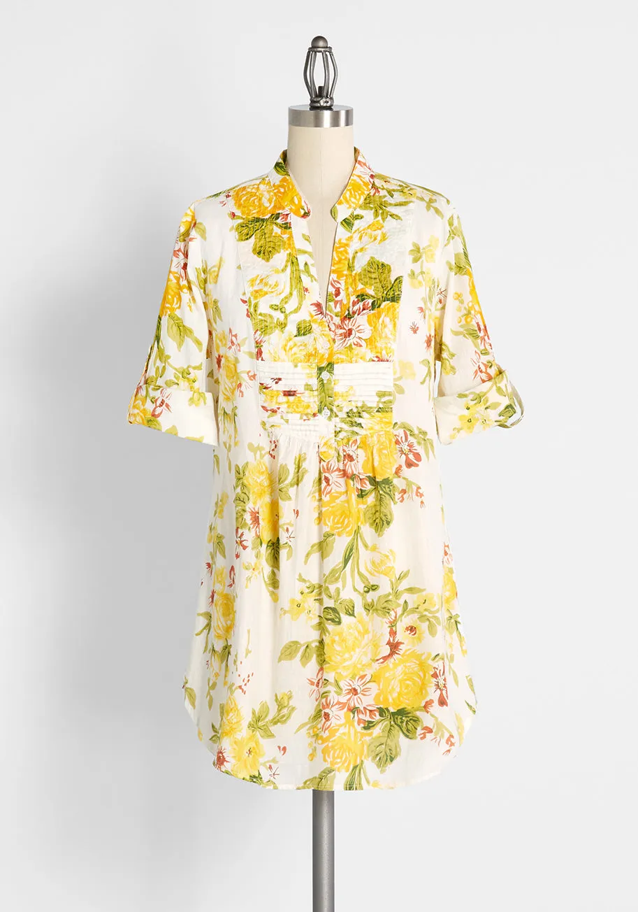 Back Road Ramble Cotton Tunic