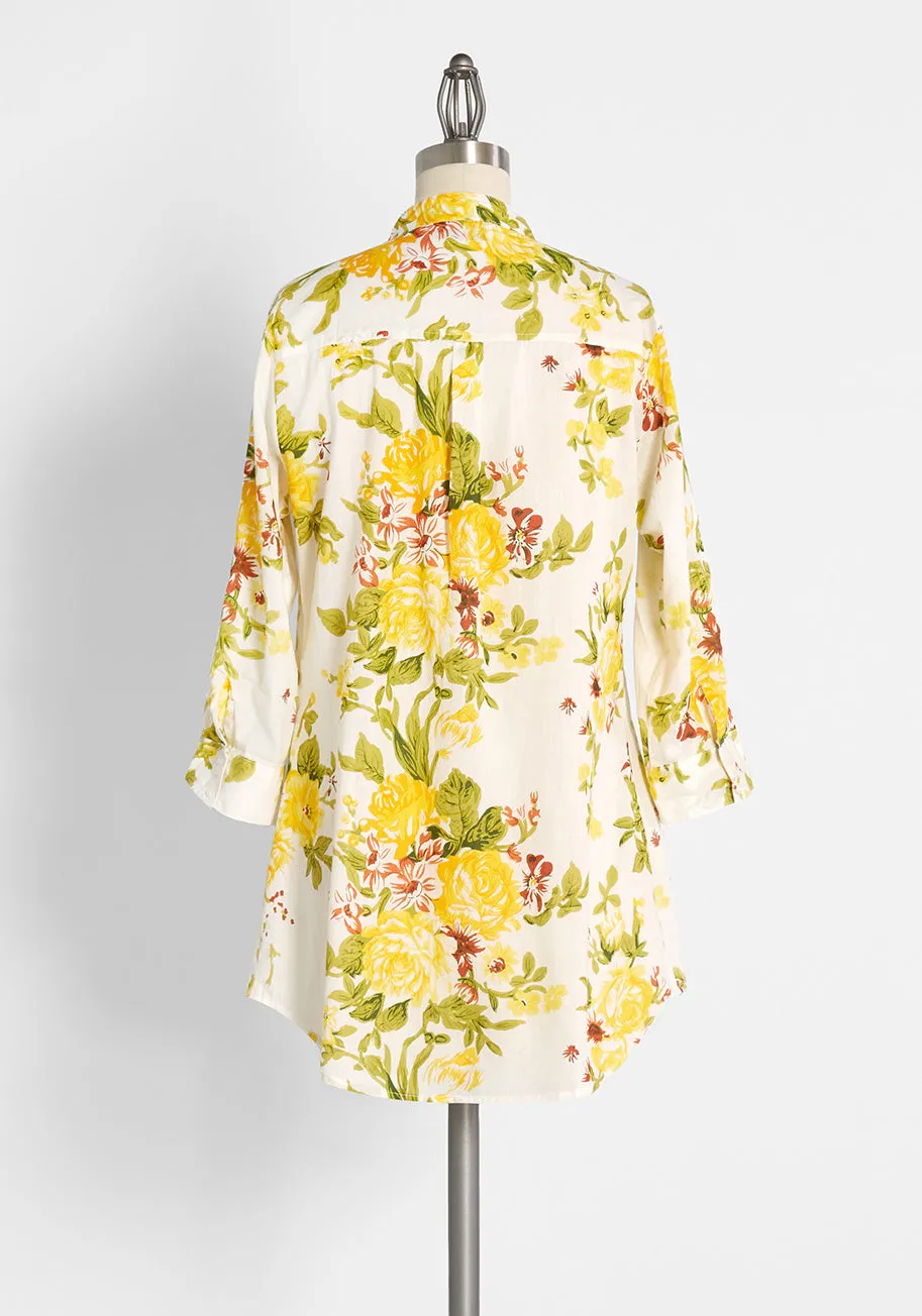 Back Road Ramble Cotton Tunic