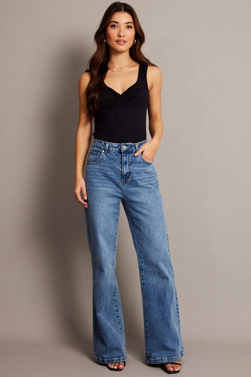 Black Supersoft Bodysuit Sleeveless
