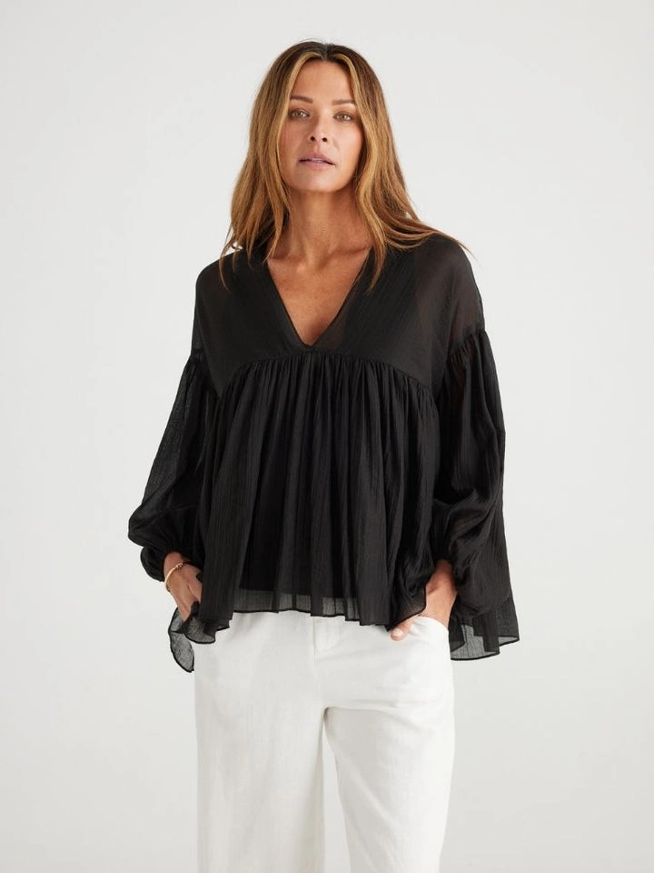 Brave True Dahla Top Black