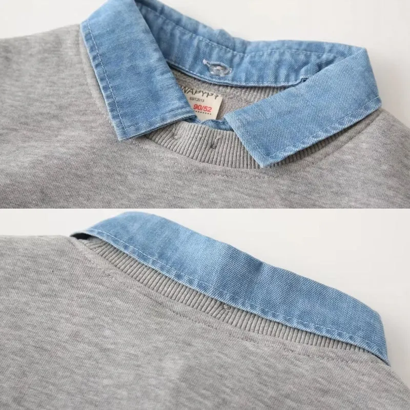 Casual Children's Clothing Printing Cute Bear
