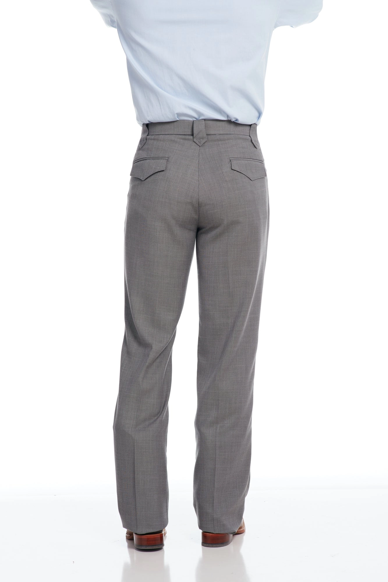 Circle S Mens Steel Grey Polyester Pants Ranch Dress 37