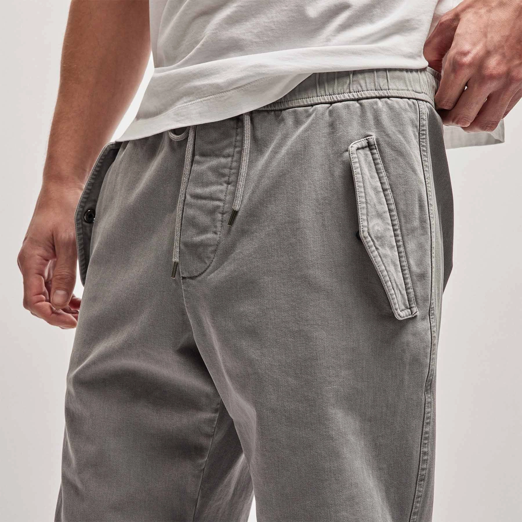 Cotton Terry Flight Pant - Silver Grey Pigment