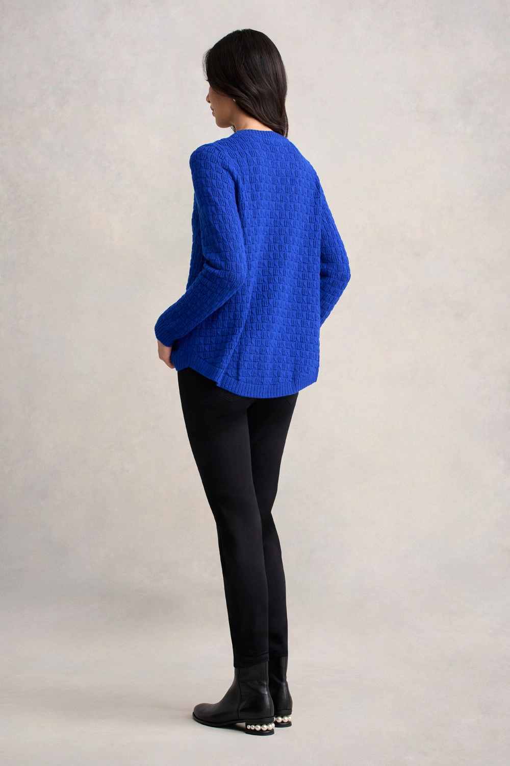 Cotton Wool Bubble Jumper - Electric Blue
