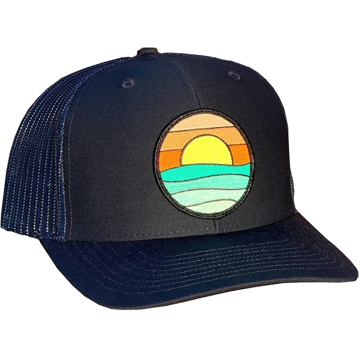 Curved Brim Trucker with Serenity Patch