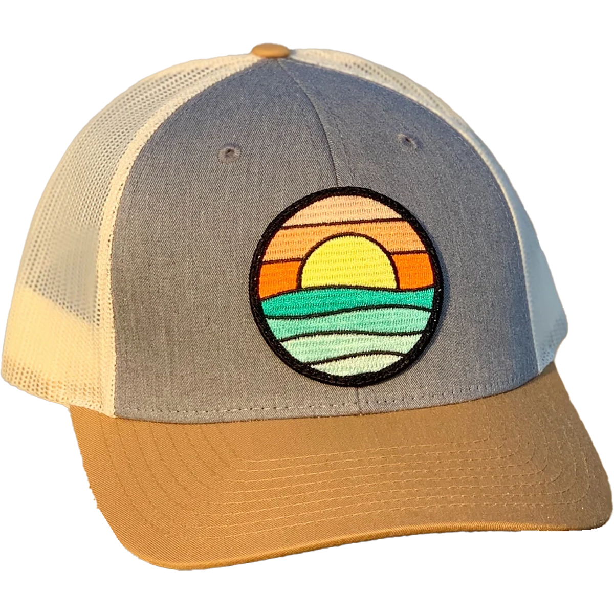 Curved Brim Trucker with Serenity Patch