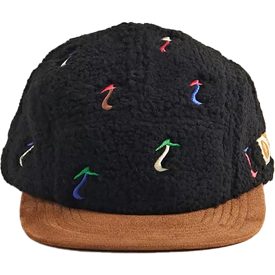 Dancing Shrooms 5-Panel Fleece Hat