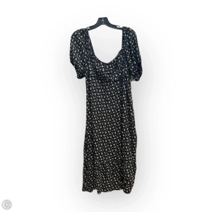 Dress Casual Maxi By Clothes Mentor In Black & Cream, Size: L