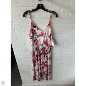 Dress Casual Maxi By Lush In Pink & White, Size: S