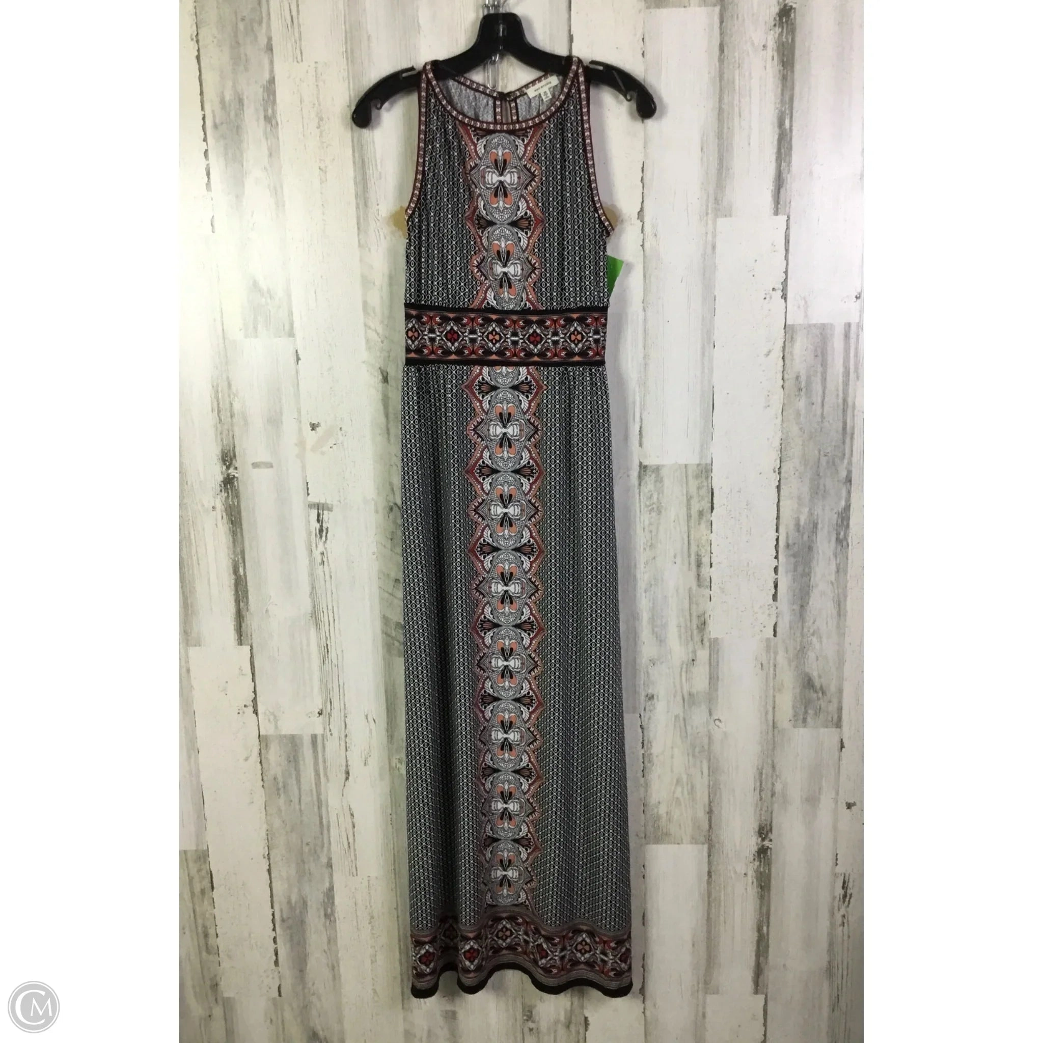 Dress Casual Maxi By Max Studio In Black & Red, Size: Xs