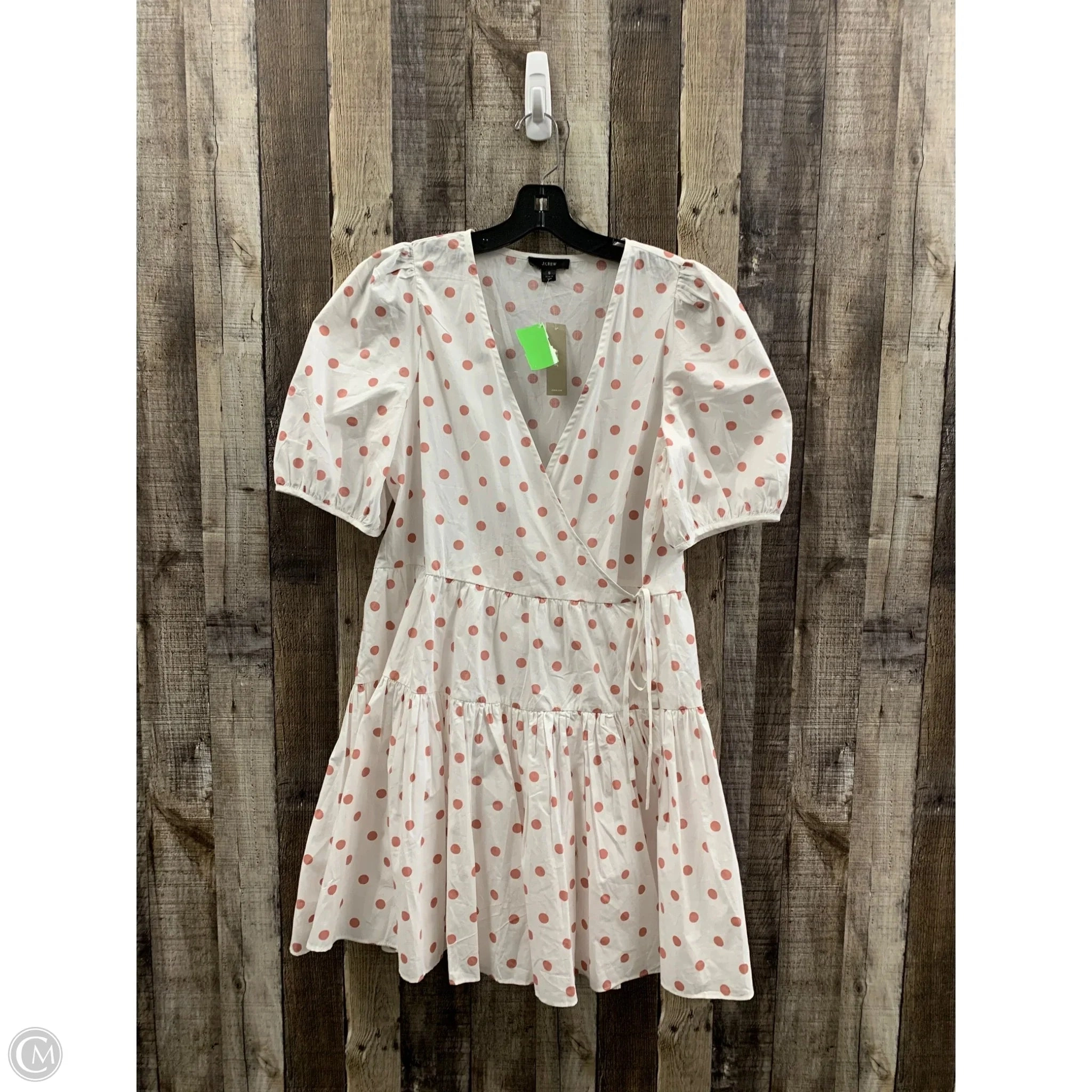 Dress Casual Midi By J. Crew In Polkadot Pattern, Size: S