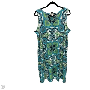 Dress Casual Short By Charter Club In Blue & Green, Size: 2x