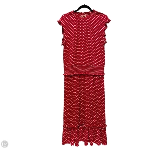 Dress Casual Short By Michael By Michael Kors In Red & White, Size: Xl