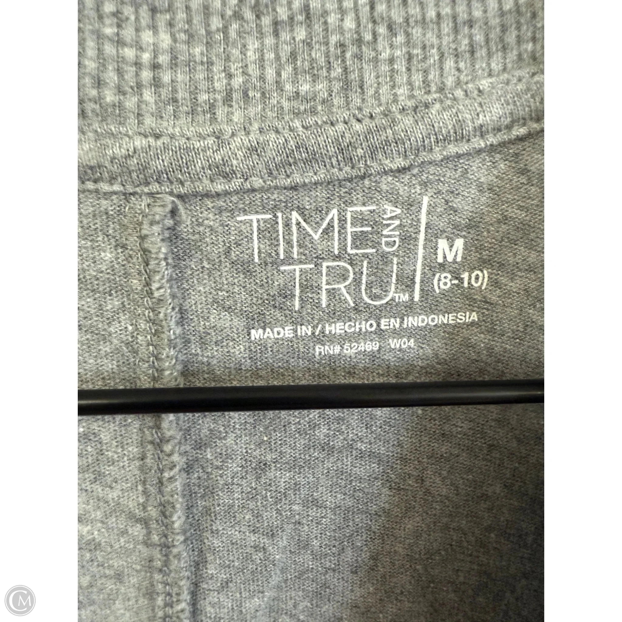 Dress Casual Short By Time And Tru In Grey, Size: M