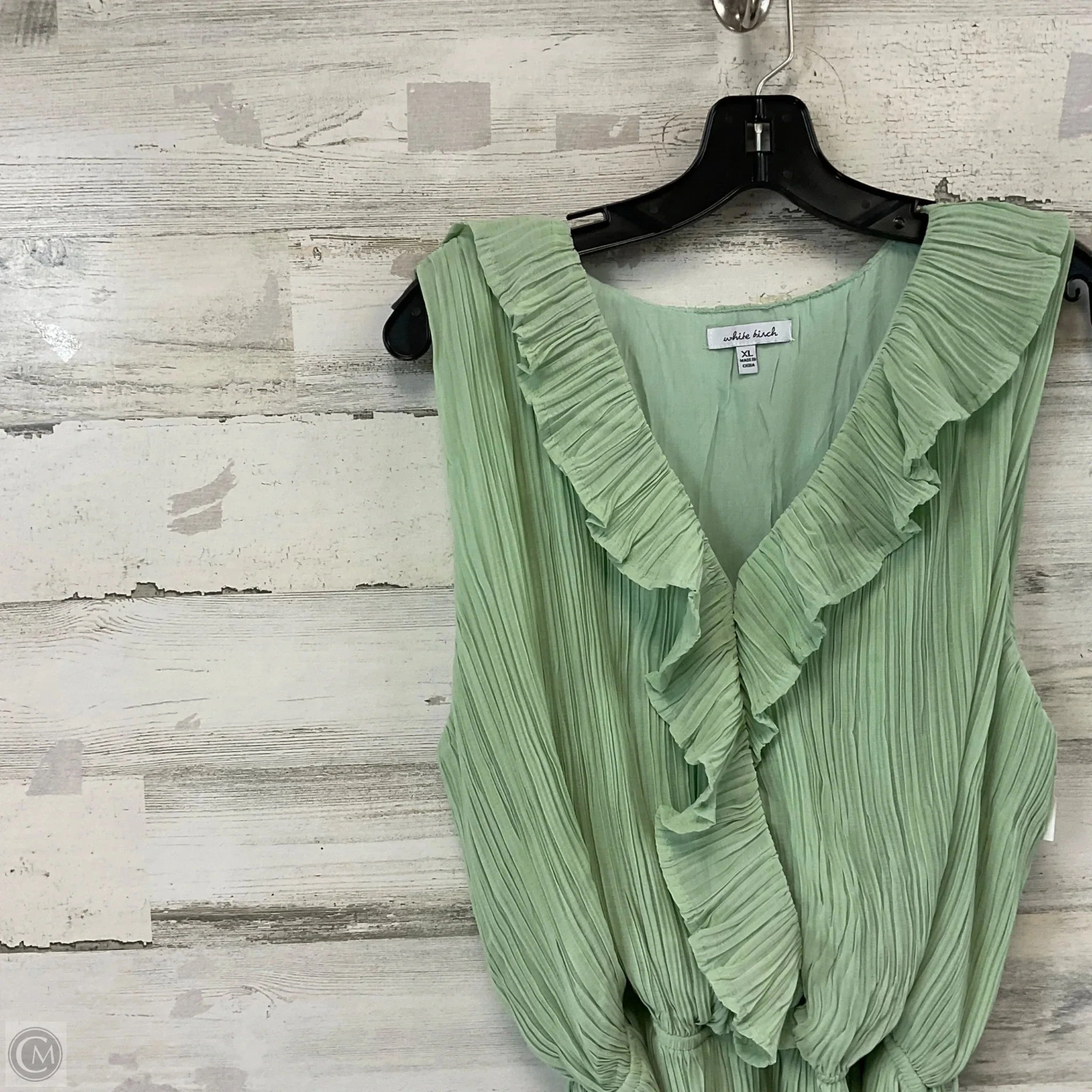 Dress Casual Short By White Birch In Green, Size: Xl