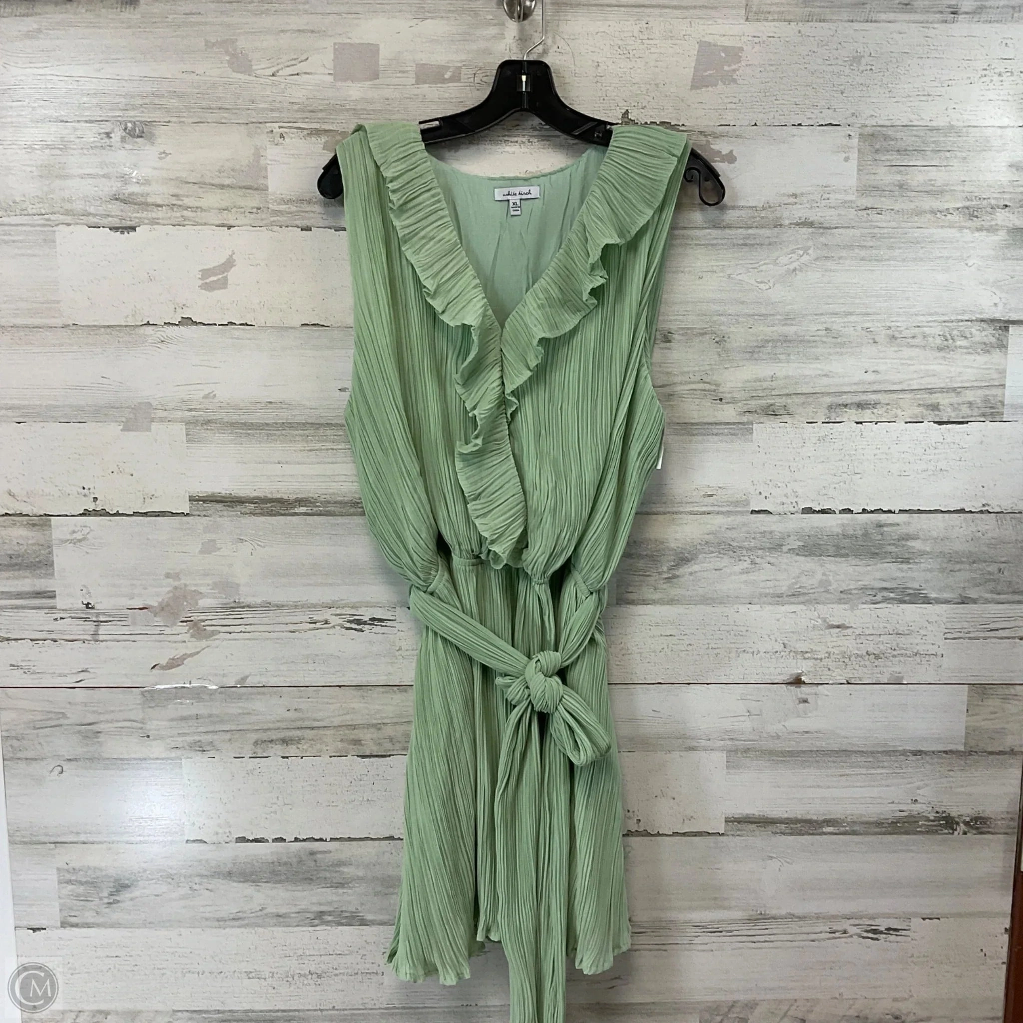 Dress Casual Short By White Birch In Green, Size: Xl