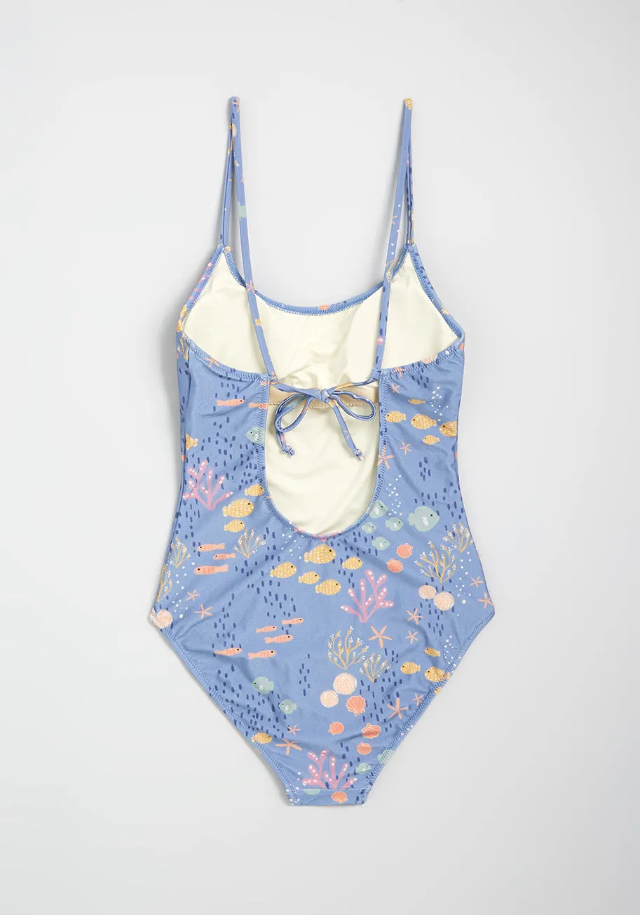 Escape to the Seascape One-Piece Swimsuit
