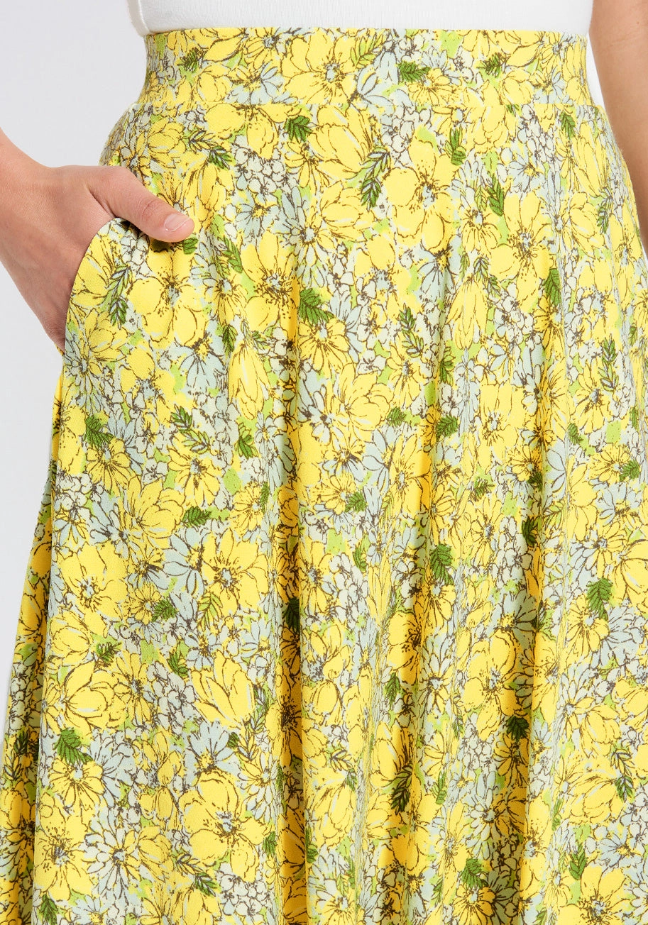 Excellence Attained Knit A-Line Skirt