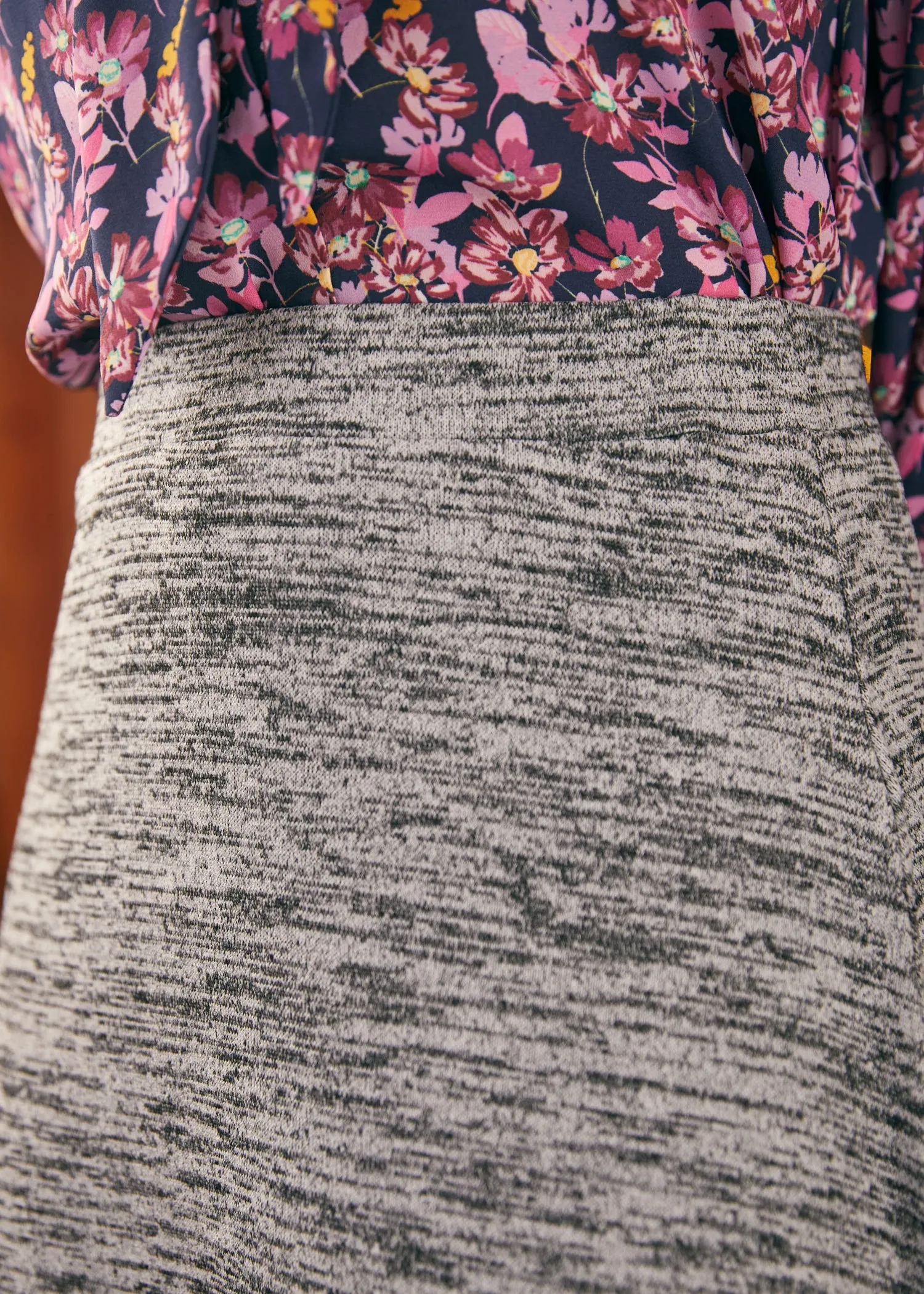 Excellence Attained Knit Midi Skirt