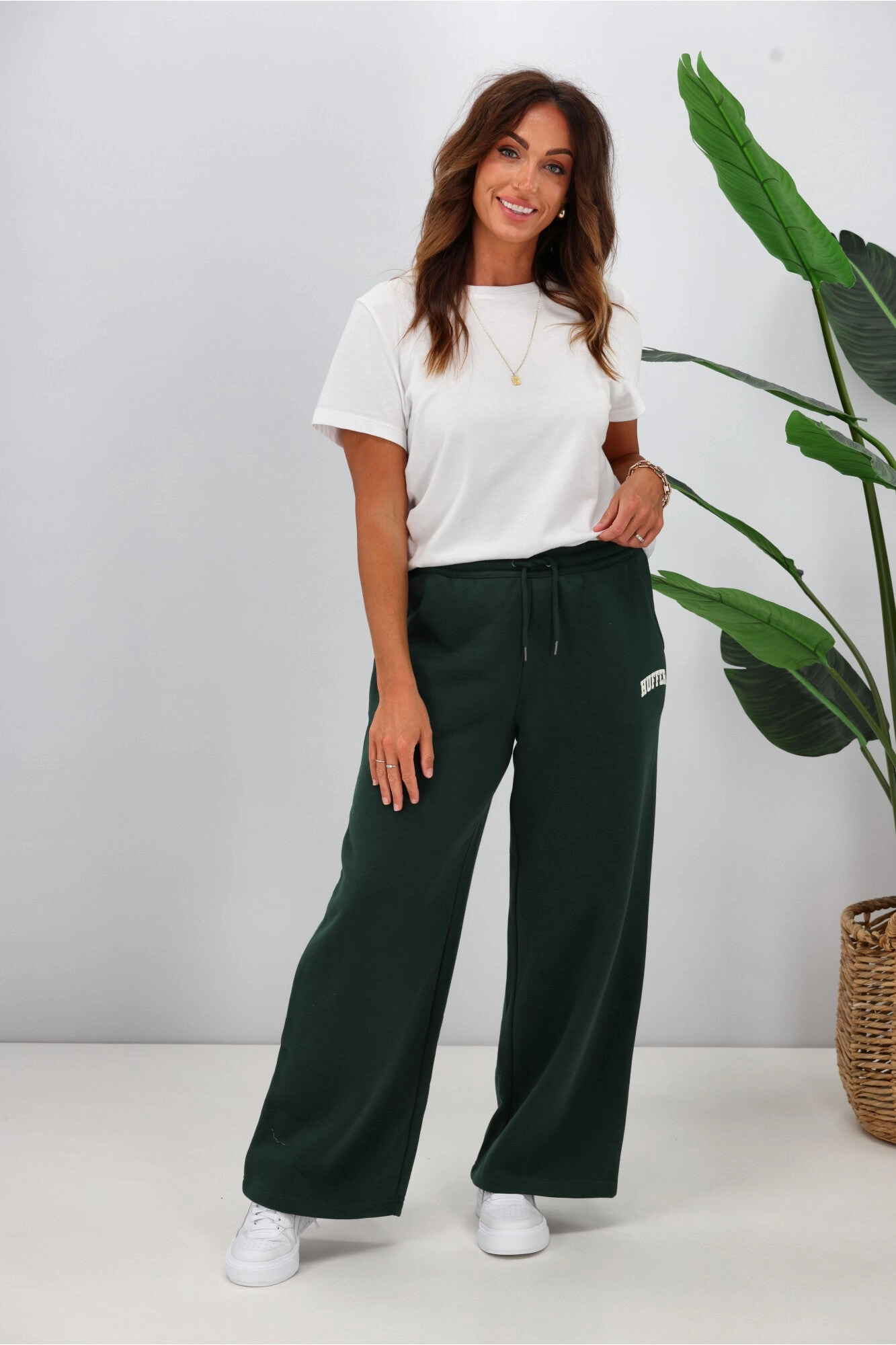 Huffer Easy Trackpant Evergreen