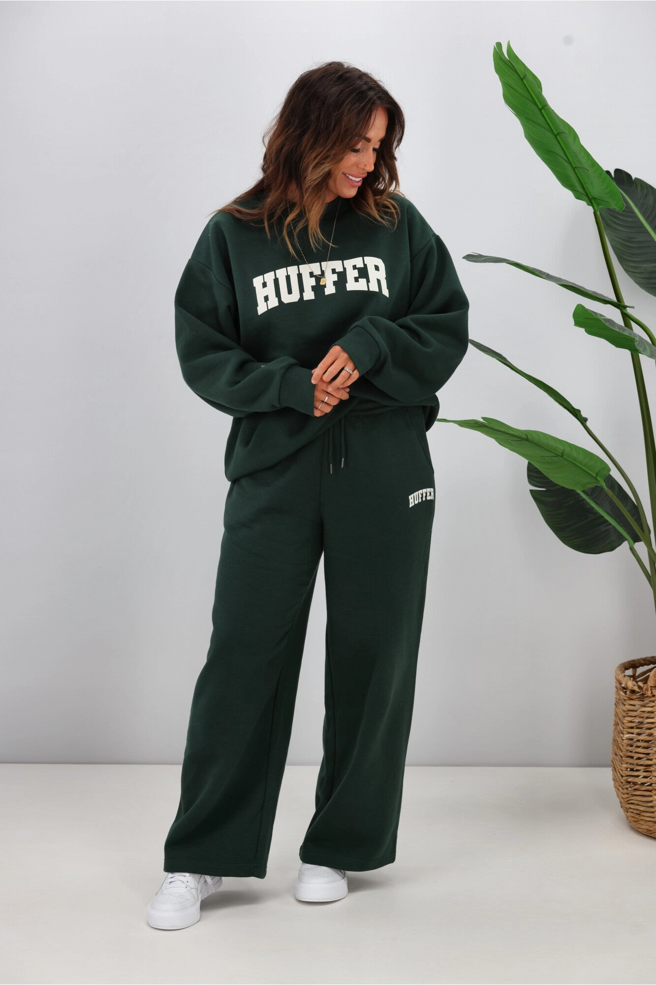 Huffer Easy Trackpant Evergreen