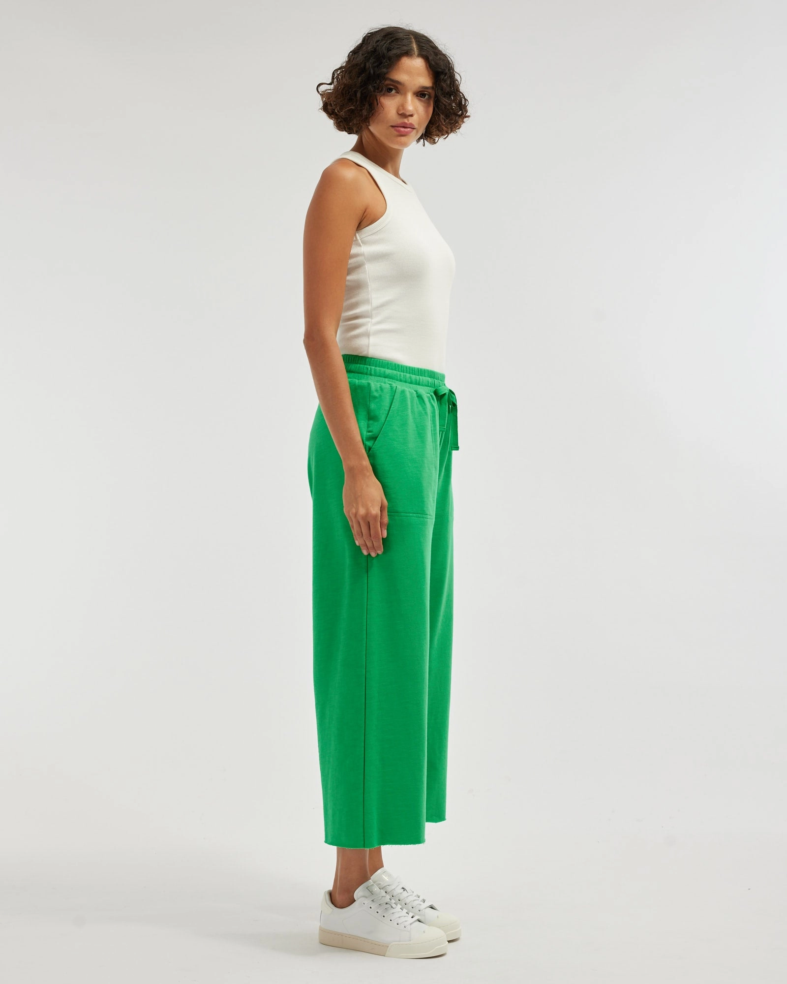 Jamie Wide Leg Pant - Jade