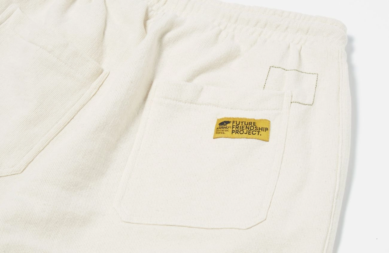 KARHU X UNIVERSAL WORKS TRACK SHORT - ECRU