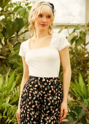 Lace Around the Edges Tee