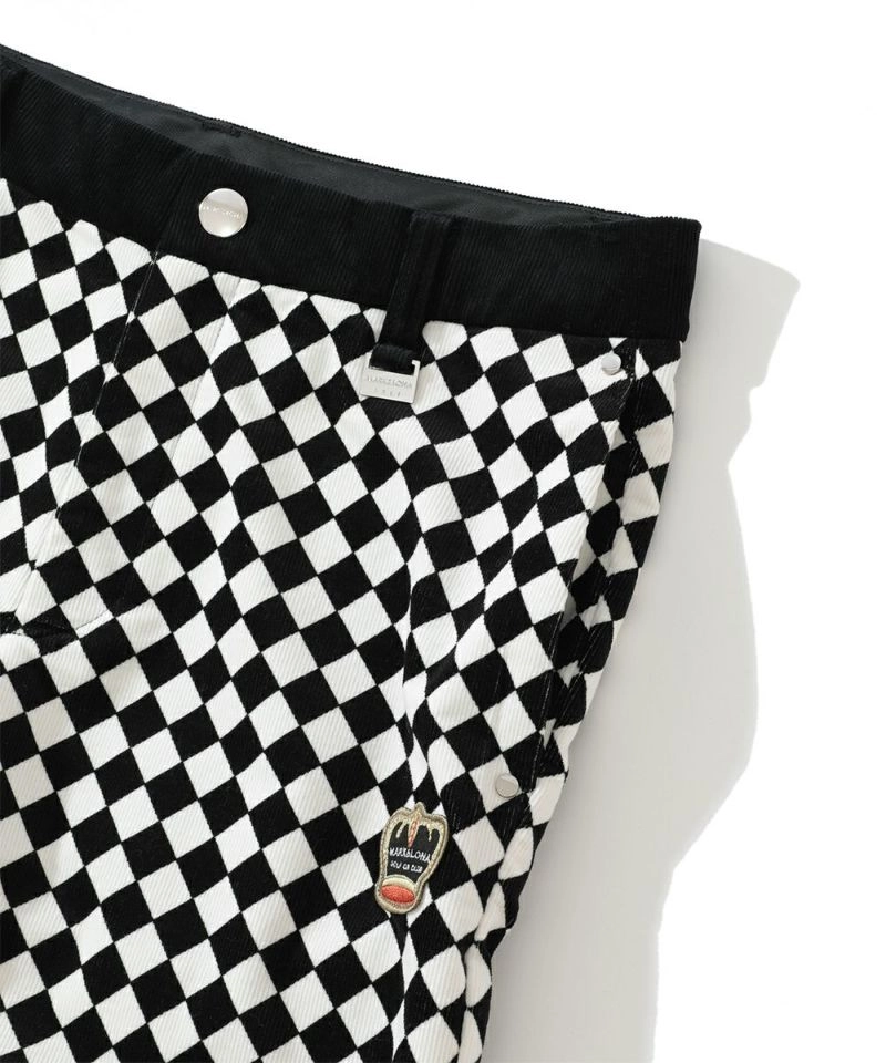 Men's Crown Corduroy Pants WHITE