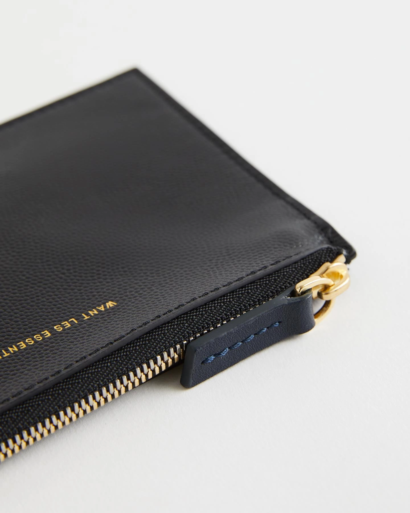 Mini Lawrence Leather Zip Pouch