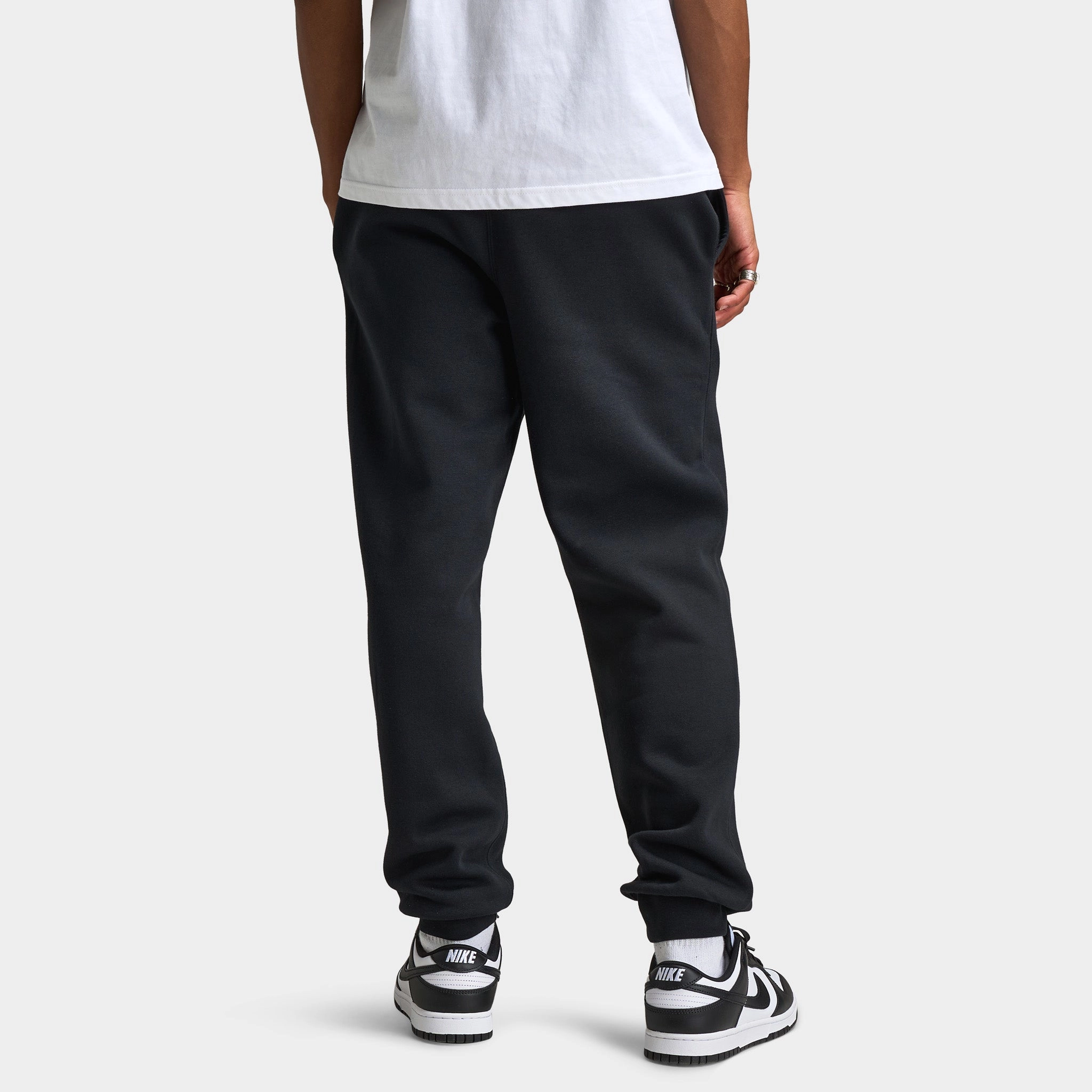 Nike Club Joggers Black / Black - White