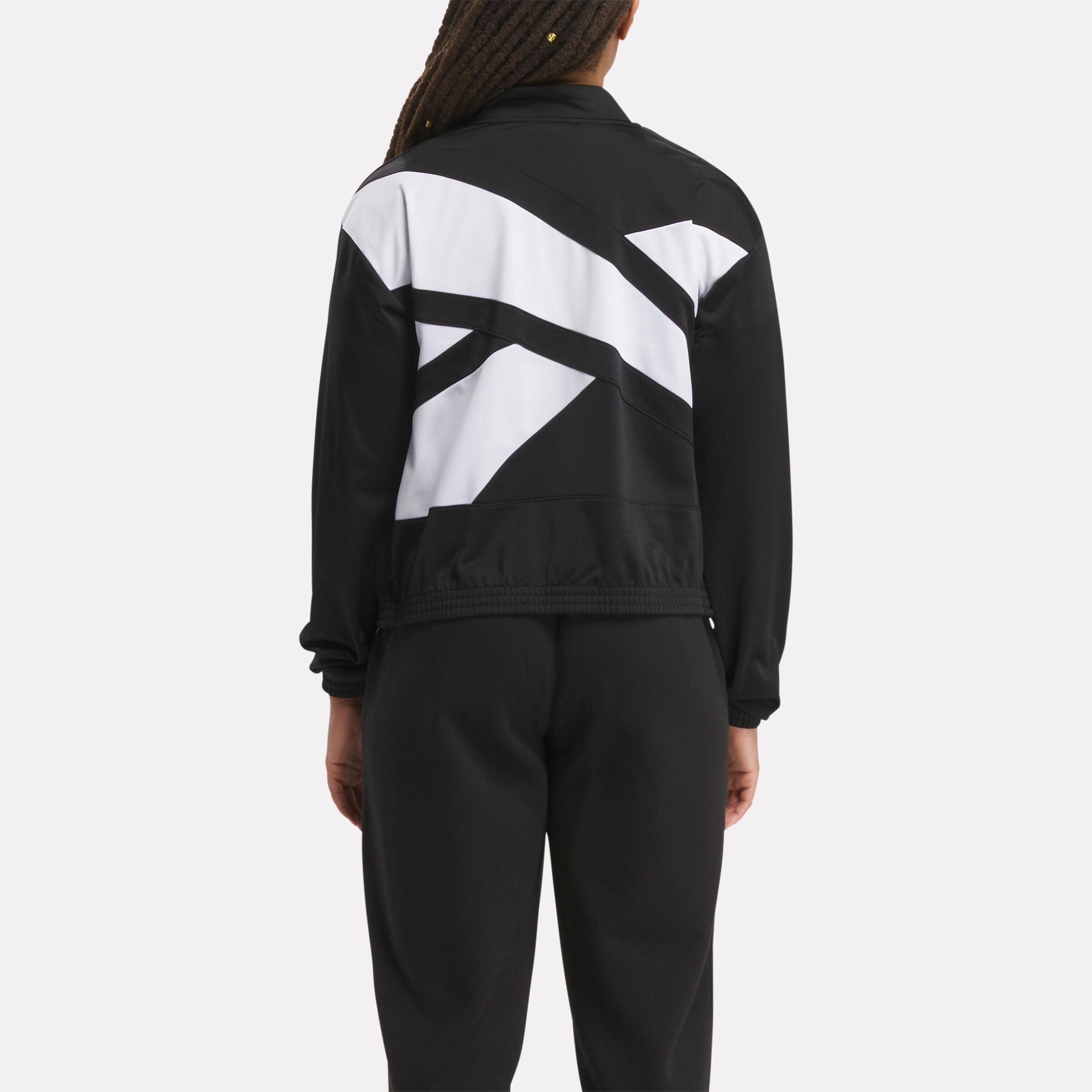 Reebok Identity Back Vector Tricot Track Jacket Black