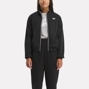 Reebok Identity Back Vector Tricot Track Jacket Black