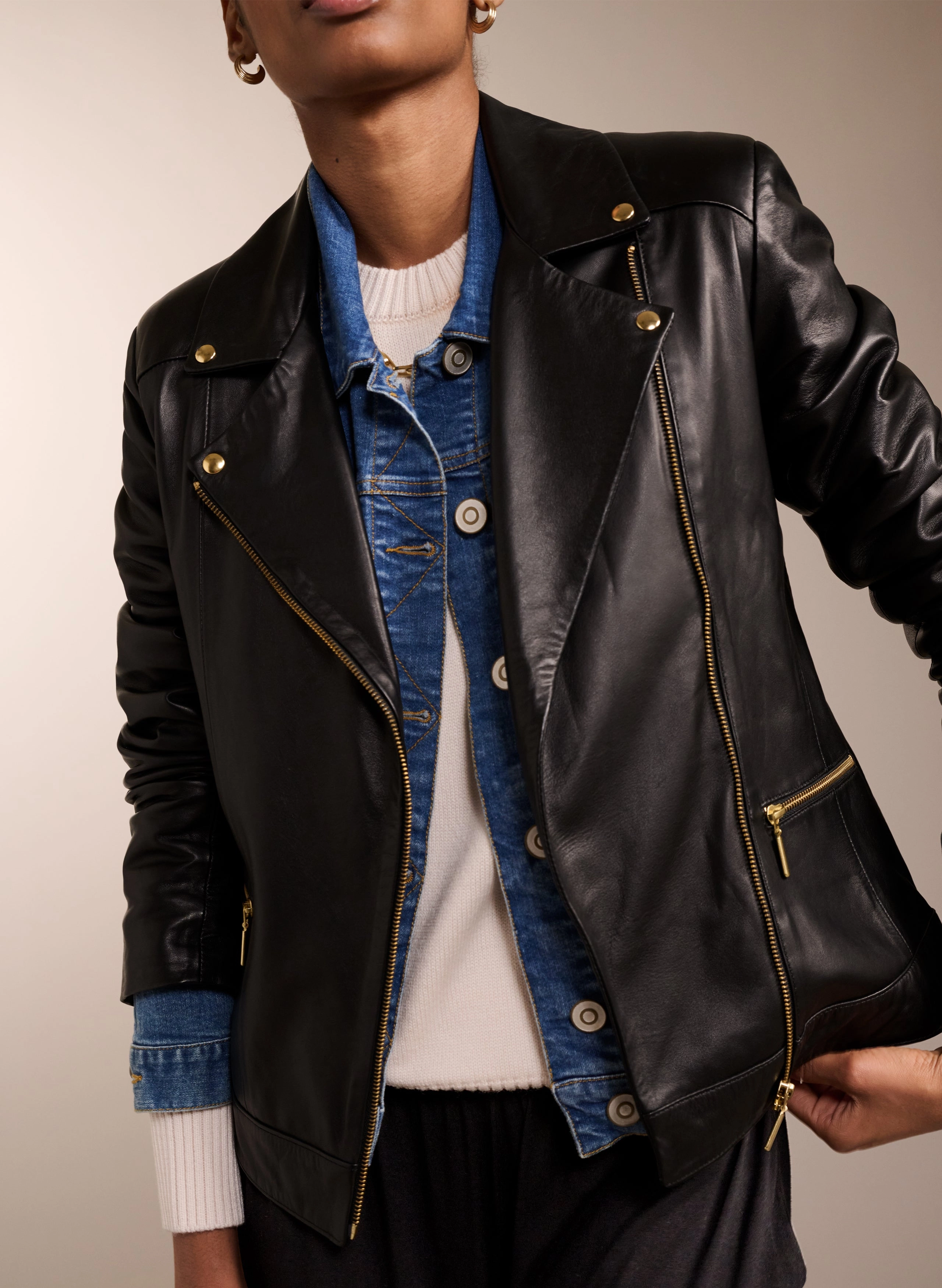 RENT - Kara Leather Jacket