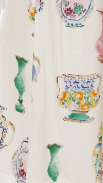 Sabin Pants - Vase Print