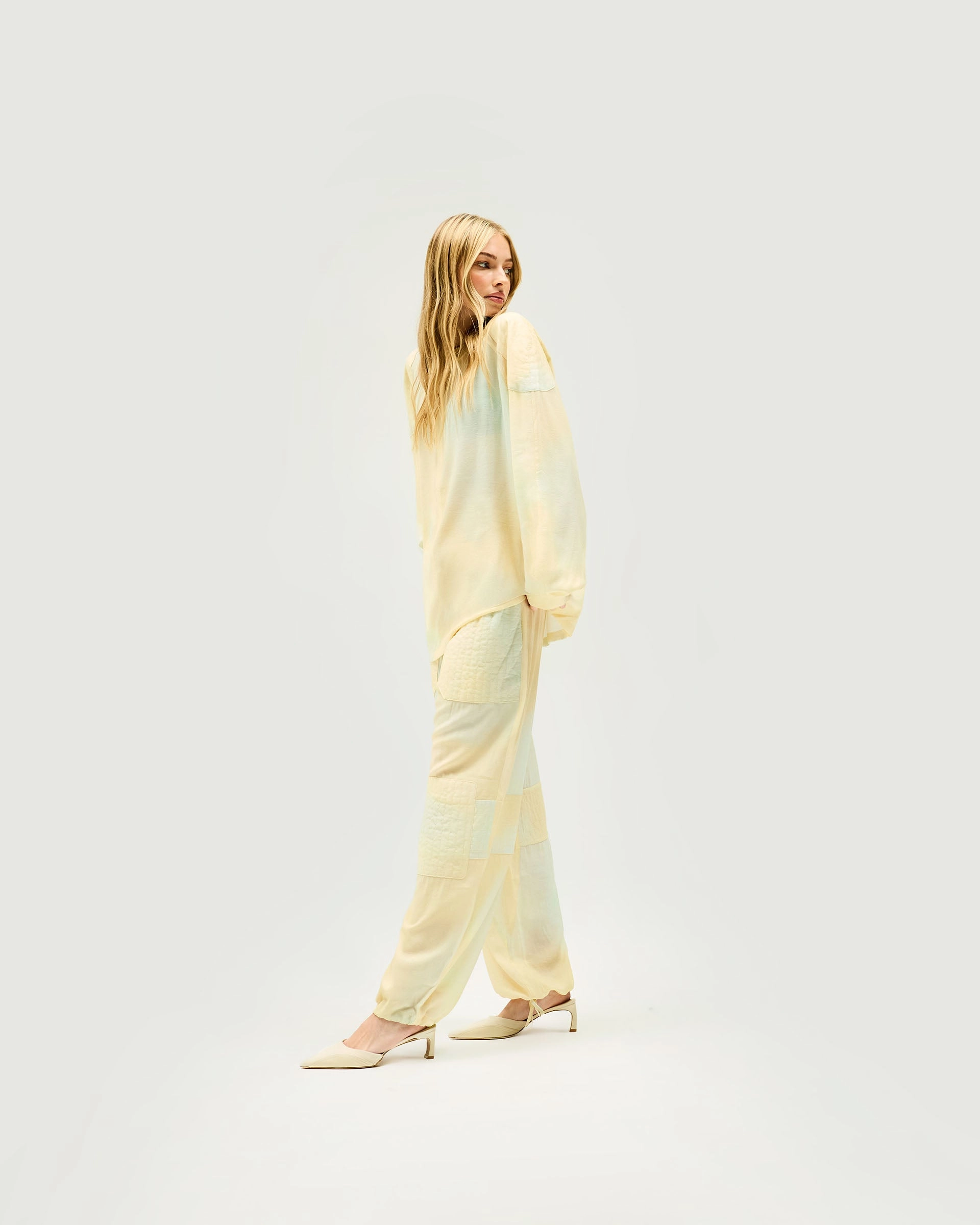 Storm Tracksuit Bottom - Storm Print Natural