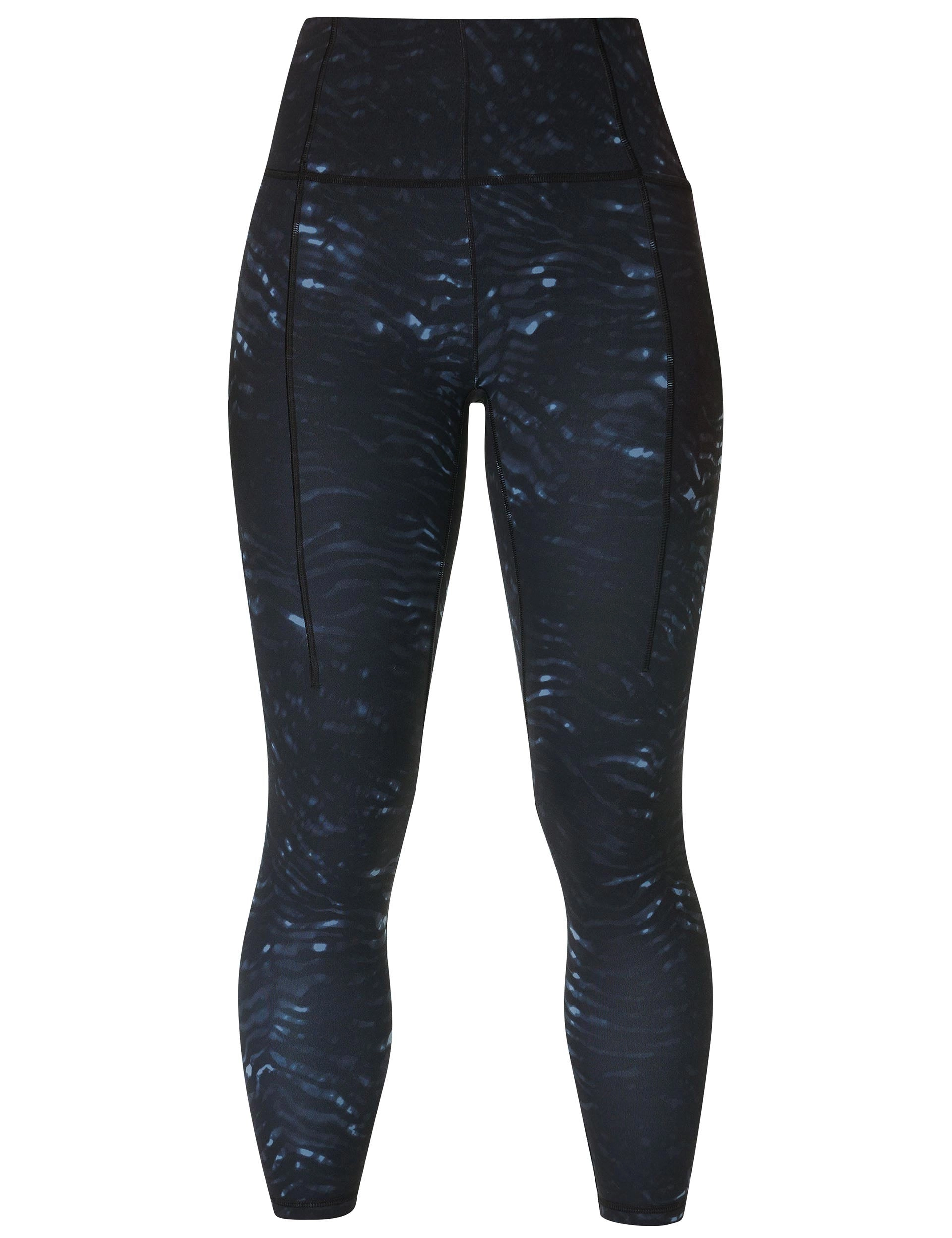 Super Soft 7/8 Yoga Leggings - Blue Tundra Tiger Print