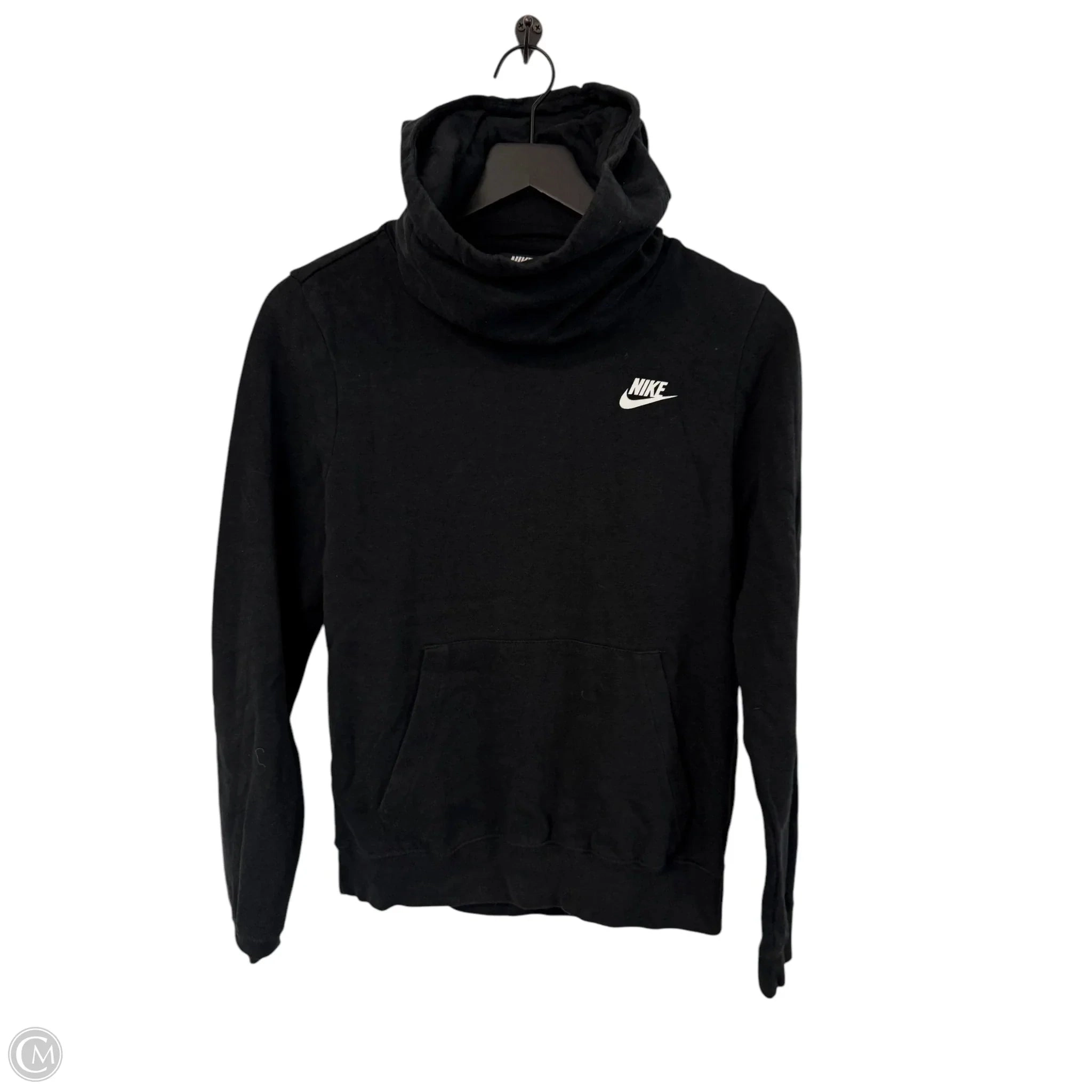 Sweatshirt Hoodie By Nike Apparel In Black, Size: S
