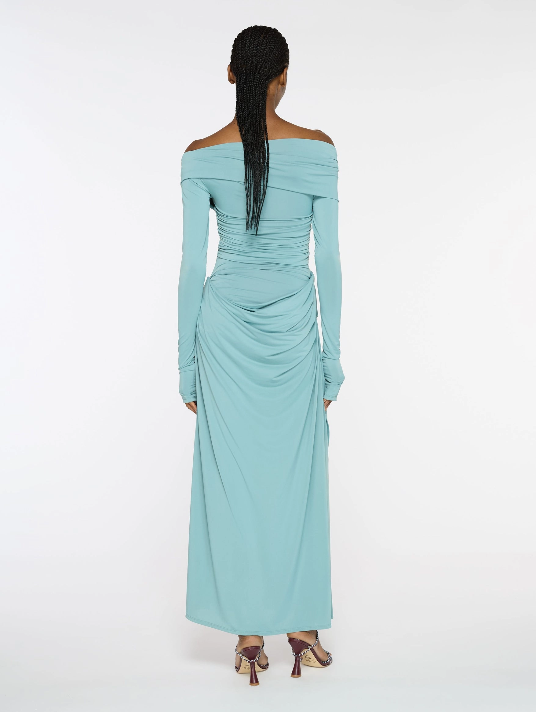 Taylor Dress in Chalk Blue
