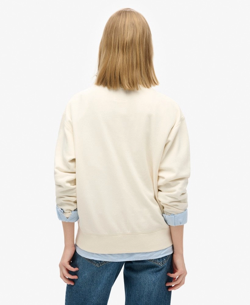 Travel Souvenir Loose Crew | Cream