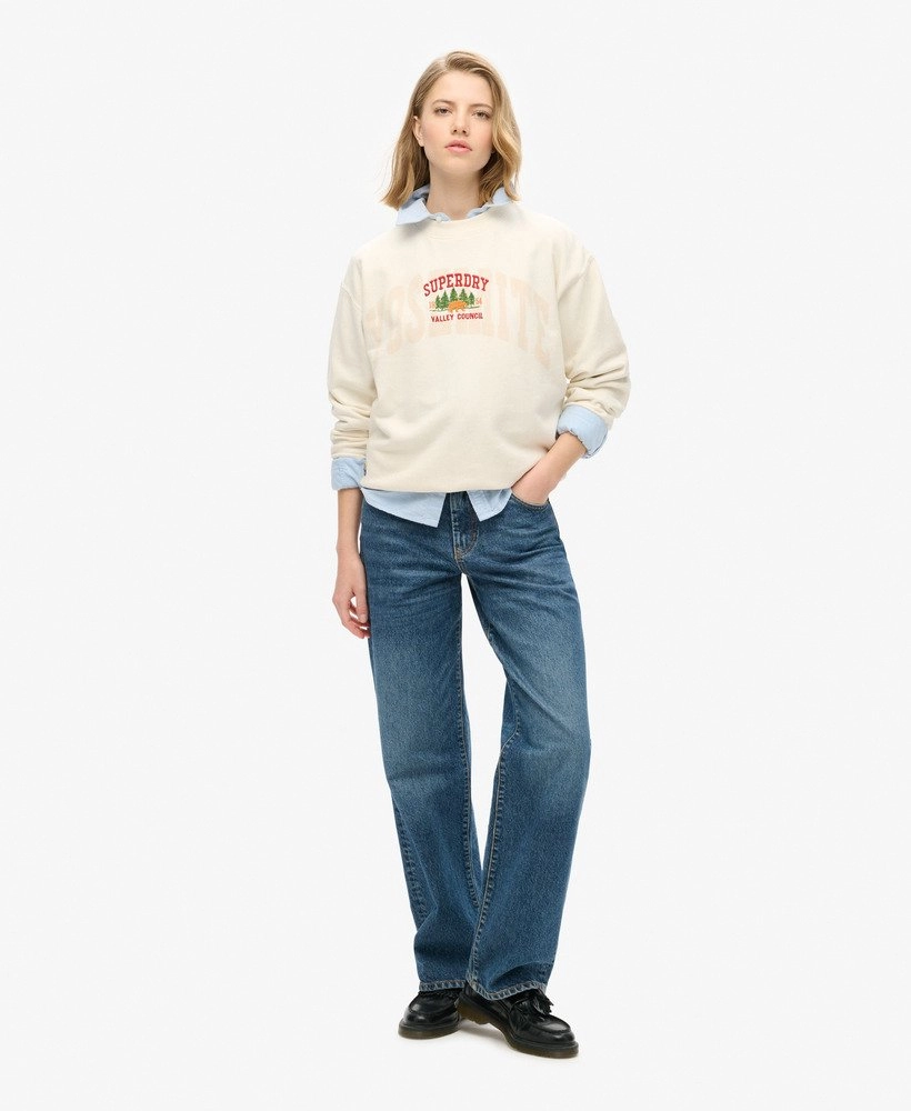 Travel Souvenir Loose Crew | Cream