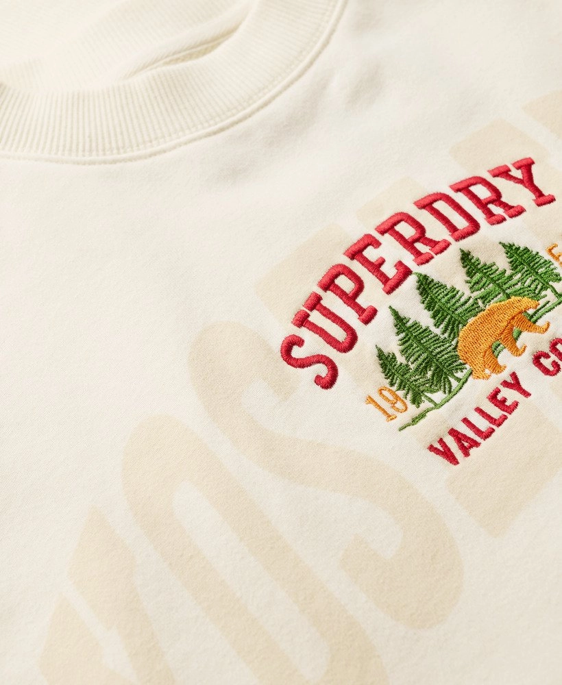 Travel Souvenir Loose Crew | Cream