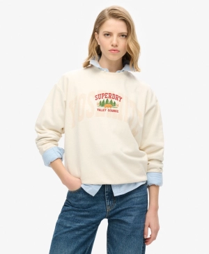 Travel Souvenir Loose Crew | Cream
