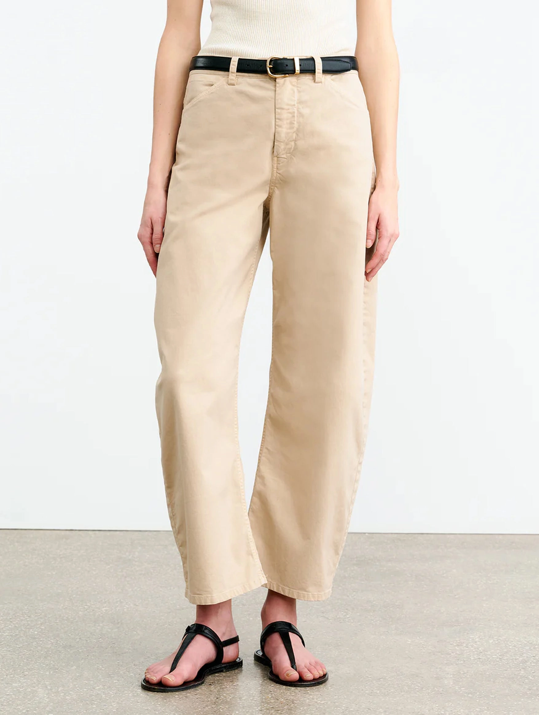Tribeca Pant in Stone