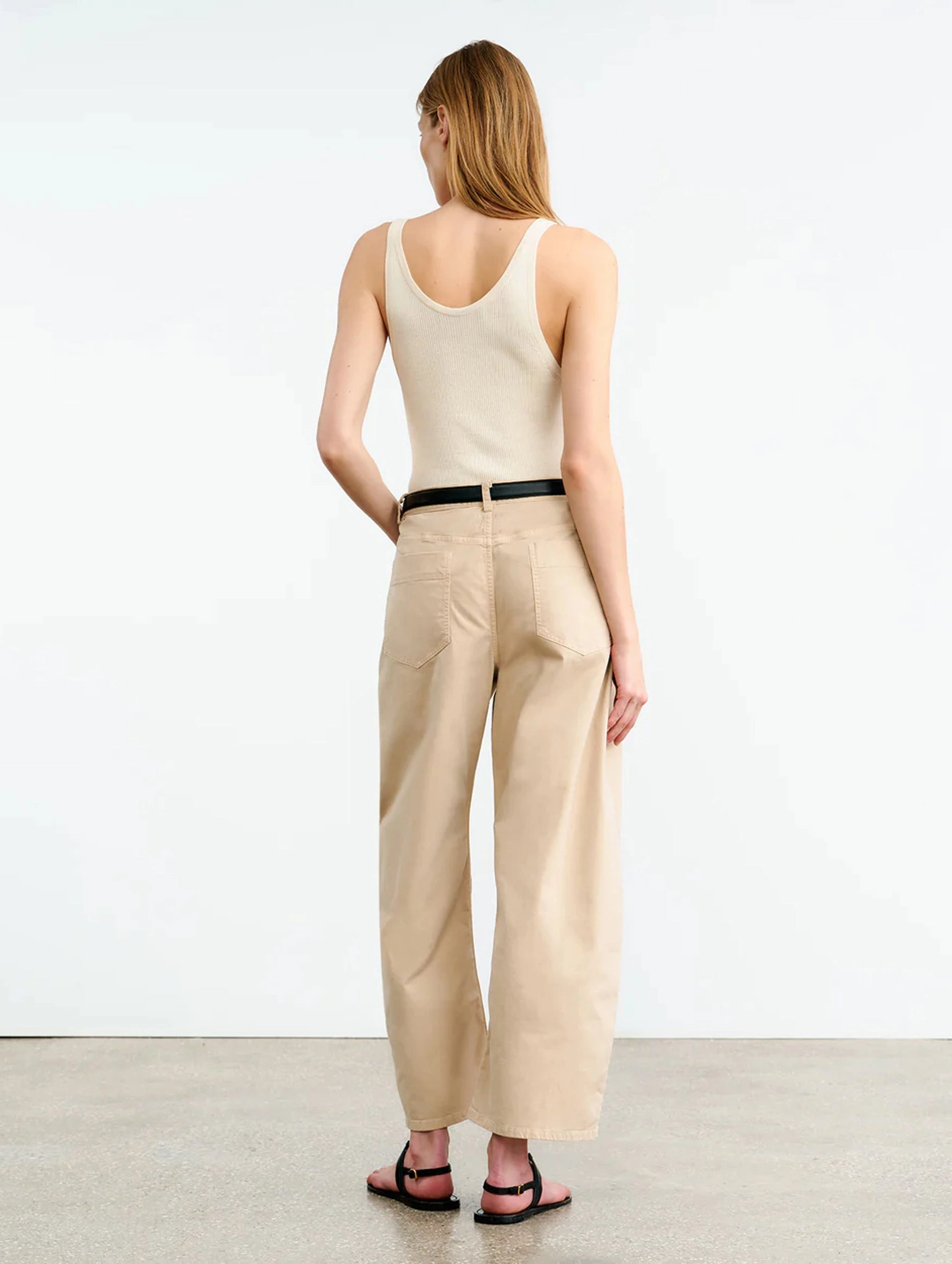 Tribeca Pant in Stone