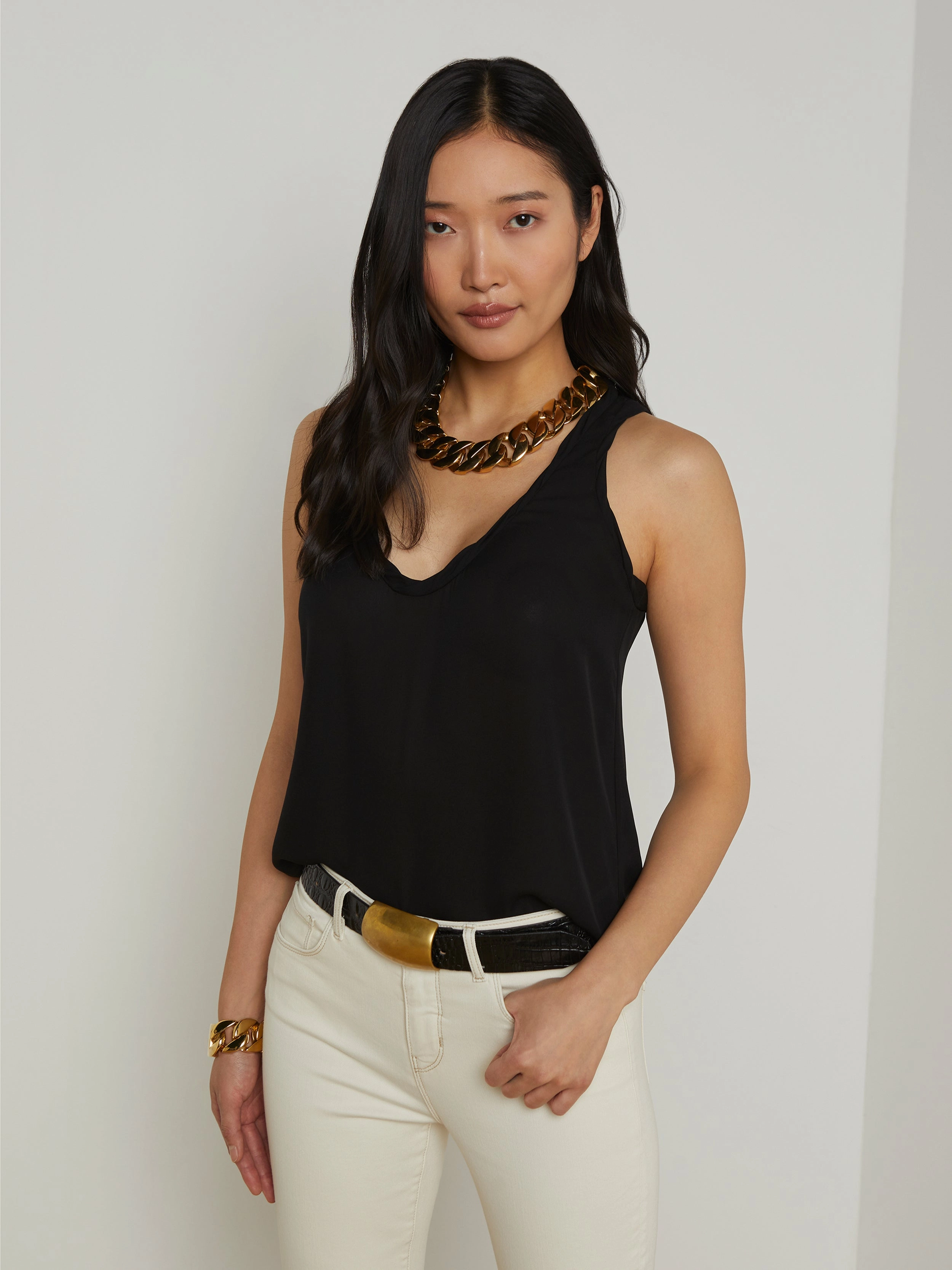 Trixi Silk Tank